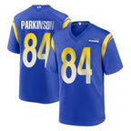 Johmsee LA.Rams #84 Colby Parkinson Player Royal Home Game Stitched Jerseys