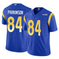 Johmsee LA.Rams #84 Colby Parkinson Player Royal Limited Vapor F.U.S.E. Home Game Stitched Jerseys