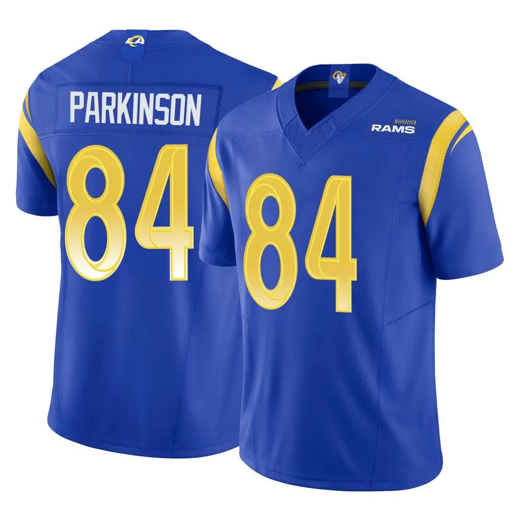 Johmsee LA.Rams #84 Colby Parkinson Player Royal Limited Vapor F.U.S.E. Home Game Stitched Jerseys