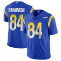 Johmsee LA.Rams #84 Colby Parkinson Player Royal Limited Vapor Untouchable Home Game Stitched Jerseys