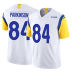 Johmsee LA.Rams #84 Colby Parkinson Player White Limited Vapor F.U.S.E. Home Game Stitched Jerseys