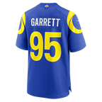 Johmsee LA.Rams #95 Myles Garrett Royal Game Stitched Jerseys