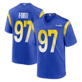 Johmsee LA.Rams #97 Poona Ford Player Royal Home Game Stitched Jerseys