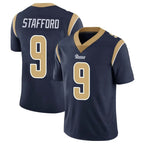 Johmsee LA.Rams #9 Matthew Stafford Player Navy Limited Vapor Untouchable Home Game Stitched Jerseys