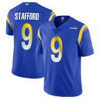 Johmsee LA.Rams #9 Matthew Stafford Player Royal Limited Vapor Untouchable Home Game Stitched Jerseys