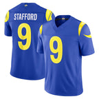 Johmsee LA.Rams #9 Matthew Stafford Player Royal Vapor F.U.S.E. Limited Home Game Stitched Jerseys