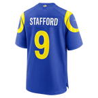 Johmsee LA.Rams #9 Matthew Stafford Royal Team Game Player Stitched Jerseys