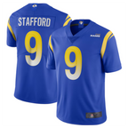 Johmsee LA.Rams #9 Matthew Stafford Royal Vapor Limited Jersey American Stitched Jerseys