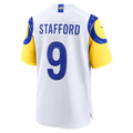 Johmsee LA.Rams #9 Matthew Stafford White White Game Player Stitched Jerseys