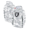 Johmsee LV.Raiders Arctic Camo Salute to Service Hoodies Limited Game Blank Player Stitched Jerseys