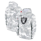 Johmsee LV.Raiders Arctic Camo Salute to Service Hoodies Limited Game Blank Player Stitched Jerseys