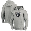 Johmsee LV.Raiders Gray LOGO Pullover Hoodies Home Game Blank Player Stitched Jerseys