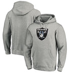 Johmsee LV.Raiders Gray LOGO Pullover Hoodies Home Game Blank Player Stitched Jerseys