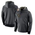Johmsee LV.Raiders Gray Pullover Hoodies Home Game Blank Player Stitched Jerseys