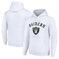Johmsee LV.Raiders White LOGO Pullover Hoodies Home Game Blank Player Stitched Jerseys