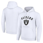 Johmsee LV.Raiders White LOGO Pullover Hoodies Home Game Blank Player Stitched Jerseys