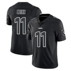Johmsee LV.Raiders #11 Jeremy Chinn Player Black Limited Black Impact Home Game Stitched Jerseys