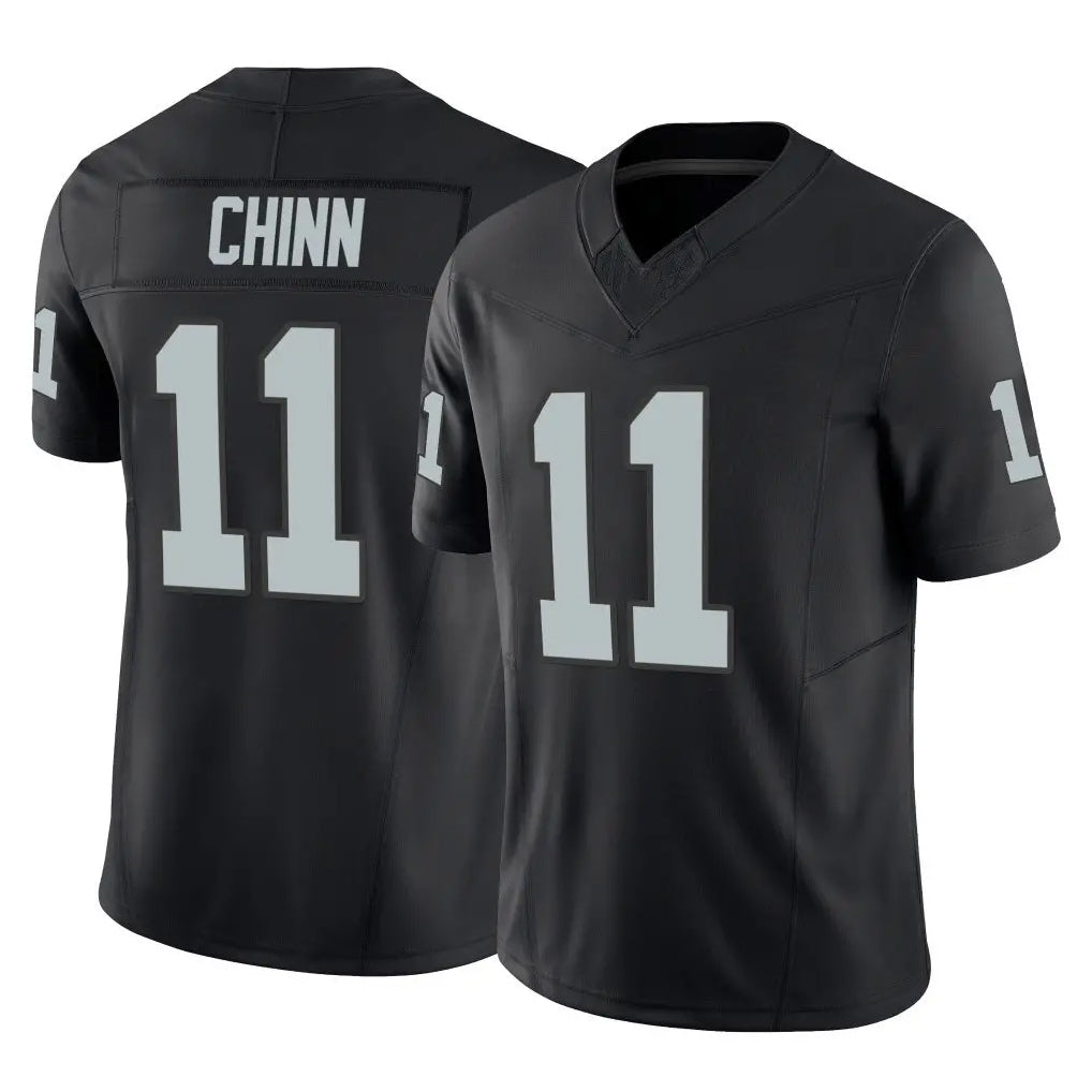 Johmsee LV.Raiders #11 Jeremy Chinn Player Black Limited Vapor F.U.S.E. Home Game Stitched Jerseys