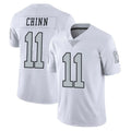 Johmsee LV.Raiders #11 Jeremy Chinn Player White Limited Color Rush Home Game Stitched Jerseys