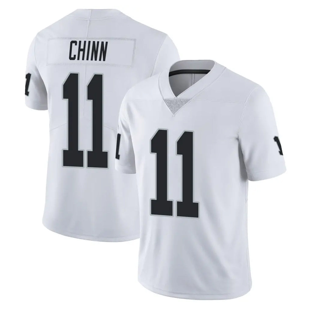 Johmsee LV.Raiders #11 Jeremy Chinn Player White Limited Vapor Untouchable Home Game Stitched Jerseys