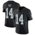 Johmsee LV.Raiders #14 Matt Gay Player Black Limited Vapor Untouchable Home Game Stitched Jerseys