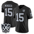 Johmsee LV.Raiders #15 Fernando Mendoza Player Black 2026 Vapor Limited Home Game Stitched Jerseys