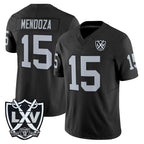 Johmsee LV.Raiders #15 Fernando Mendoza Player Black 2026 Vapor Limited Home Game Stitched Jerseys