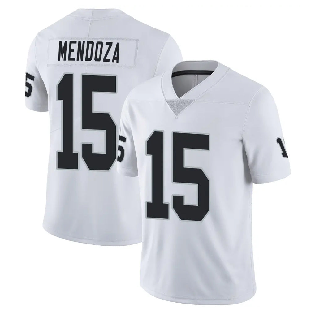 Johmsee LV.Raiders #15 Fernando Mendoza Player White Limited Vapor Untouchable Home Game Stitched Jerseys