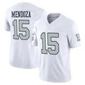 Johmsee LV.Raiders #15 Fernando Mendoza Player White Vapor F.U.S.E. Limited Home Game Stitched Jerseys