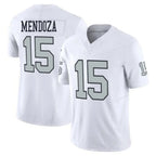 Johmsee LV.Raiders #15 Fernando Mendoza Player White Vapor F.U.S.E. Limited Home Game Stitched Jerseys