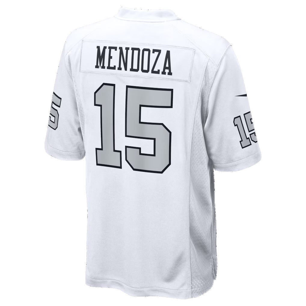 Johmsee LV.Raiders #15 Fernando Mendoza White Alternate Game Player Stitched Jerseys