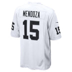 Johmsee LV.Raiders #15 Fernando Mendoza White Game Player Stitched Jerseys