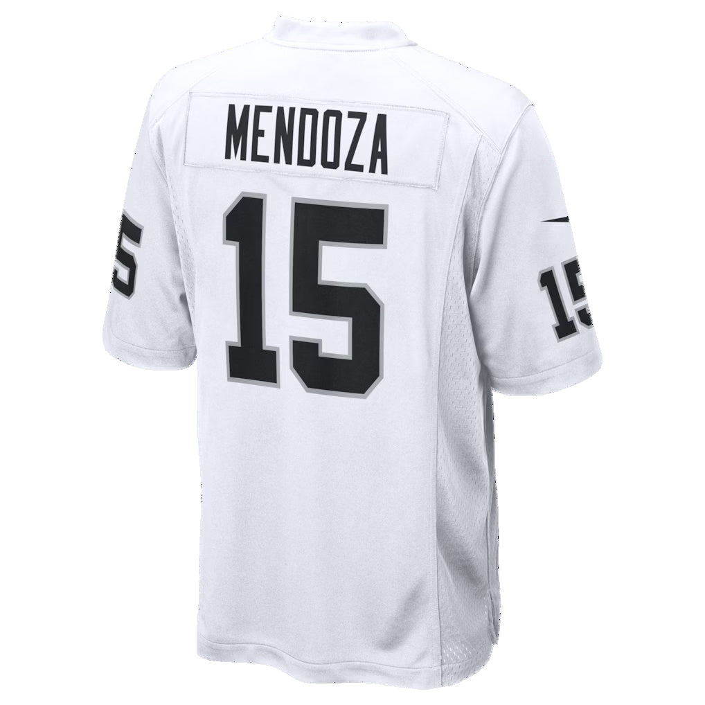 Johmsee LV.Raiders #15 Fernando Mendoza White Game Player Stitched Jerseys