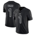 Johmsee LV.Raiders #1 Tre Tucker Player Black Limited Black Impact Home Game Stitched Jerseys