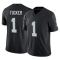 Johmsee LV.Raiders #1 Tre Tucker Player Black Limited Vapor F.U.S.E. Home Game Stitched Jerseys