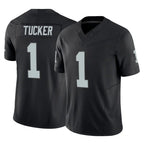 Johmsee LV.Raiders #1 Tre Tucker Player Black Limited Vapor F.U.S.E. Home Game Stitched Jerseys