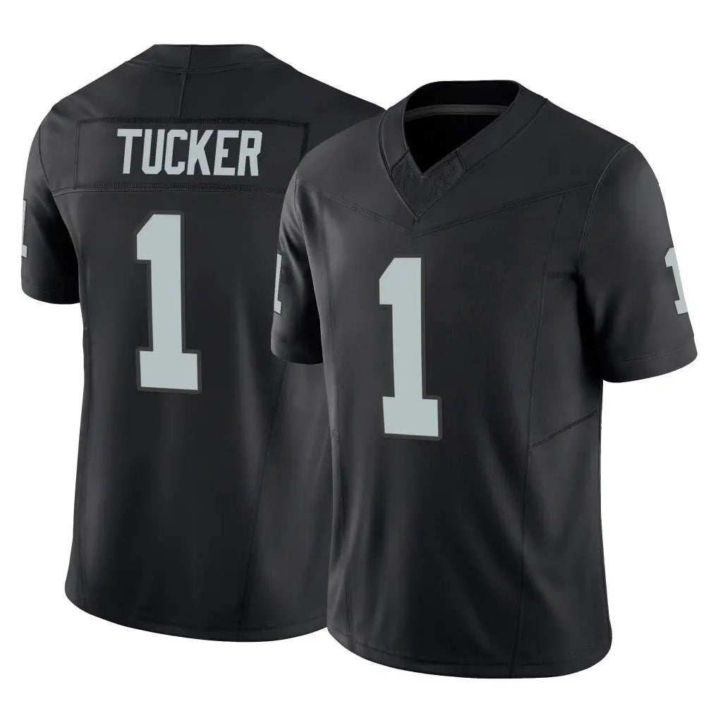 Johmsee LV.Raiders #1 Tre Tucker Player Black Limited Vapor F.U.S.E. Home Game Stitched Jerseys