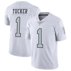 Johmsee LV.Raiders #1 Tre Tucker Player White Limited Color Rush Home Game Stitched Jerseys