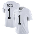 Johmsee LV.Raiders #1 Tre Tucker Player White Limited Vapor Untouchable Home Game Stitched Jerseys