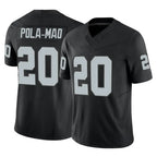 Johmsee LV.Raiders #20 Isaiah Pola-Mao Player Black Limited Vapor F.U.S.E. Home Game Stitched Jerseys