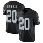 Johmsee LV.Raiders #20 Isaiah Pola-Mao Player Black Limited Vapor Untouchable Home Game Stitched Jerseys