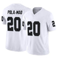 Johmsee LV.Raiders #20 Isaiah Pola-Mao Player White Limited Vapor F.U.S.E. Home Game Stitched Jerseys