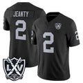 Johmsee LV.Raiders #2 Ashton Jeanty Player Black 2026 Vapor Limited Home Game Stitched Jerseys