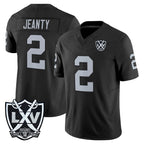 Johmsee LV.Raiders #2 Ashton Jeanty Player Black 2026 Vapor Limited Home Game Stitched Jerseys