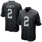 Johmsee LV.Raiders #2 Ashton Jeanty Player Black Home Game Stitched Jerseys