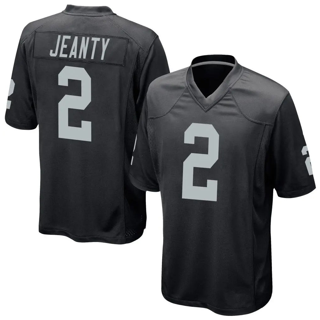 Johmsee LV.Raiders #2 Ashton Jeanty Player Black Home Game Stitched Jerseys