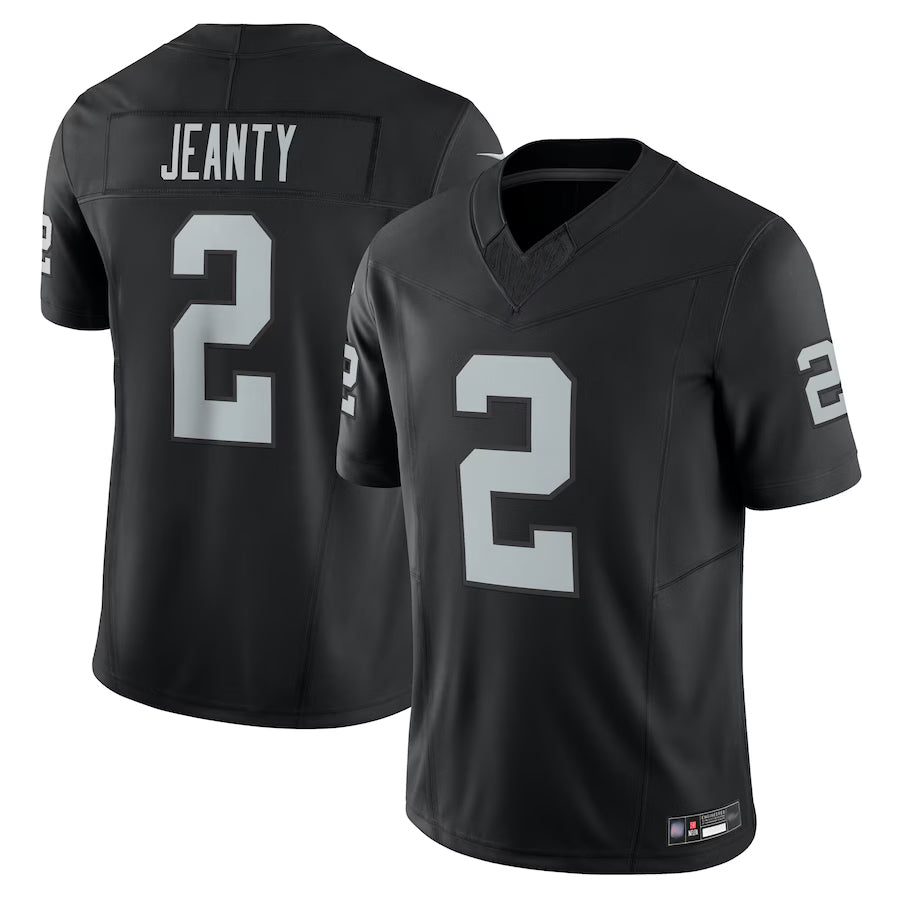 Johmsee LV.Raiders #2 Ashton Jeanty Player Black Home Limited Stitched Jerseys