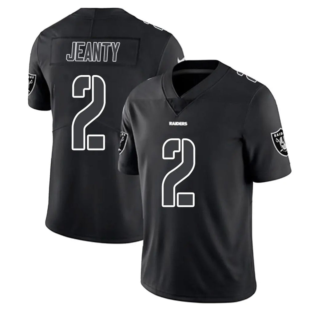 Johmsee LV.Raiders #2 Ashton Jeanty Player Black Limited Black Impact Home Game Stitched Jerseys