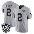 Johmsee LV.Raiders #2 Ashton Jeanty Player Gray 2026 Vapor Limited Home Game Stitched Jerseys