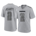 Johmsee LV.Raiders #2 Ashton Jeanty Player Gray Atmosphere Fashion Limited Game Stitched Jerseys